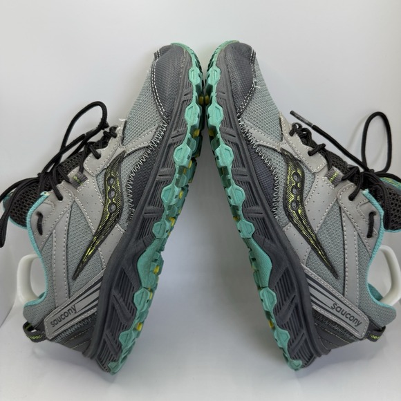 Saucony Raptor TR Women's Size 7.5 S15283-2 Gray Teal Walking Running Shoes - Picture 5 of 10